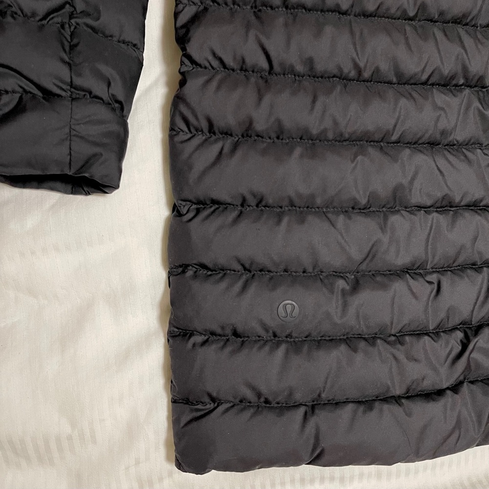 Lululemon Pack It Down Long Jacket Black - Picture 10 of 13